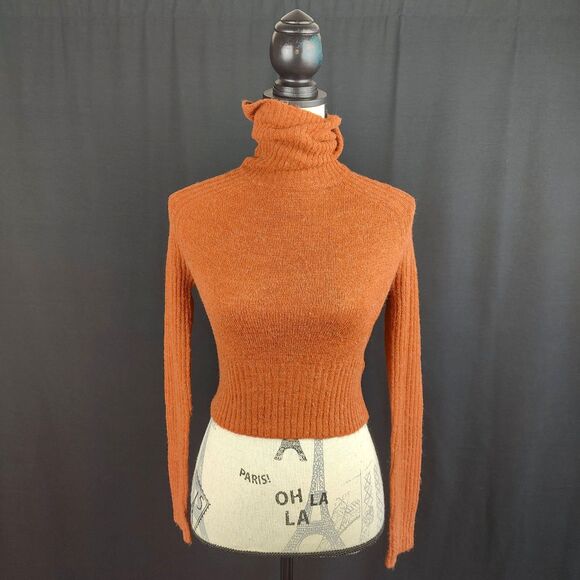 Urban Outfitters ♡ BDG ♡ Turtleneck Crop Sweater - Picture 1 of 4